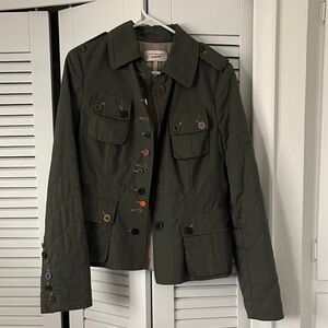 Women's BCBG Maxazria jacket with Multicolor Buttons